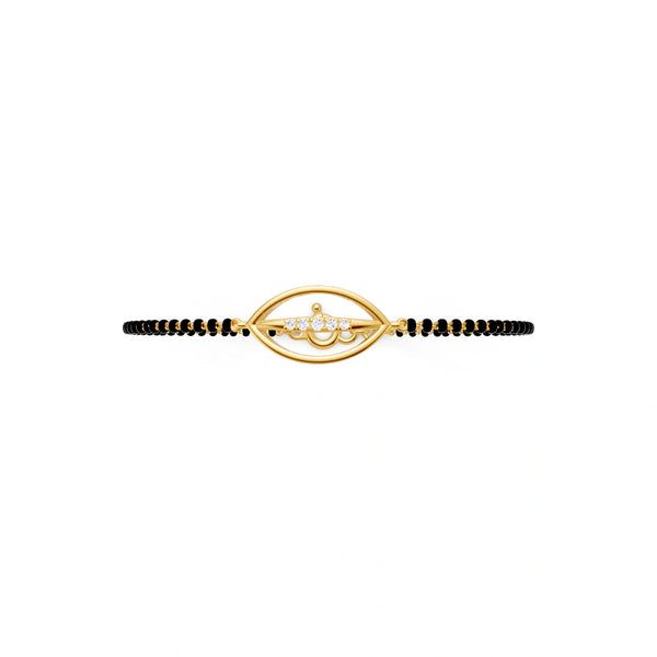 Marquise Charm Mangalsutra Bracelet - Yellow Gold (BR10845SM-Y1.webp)