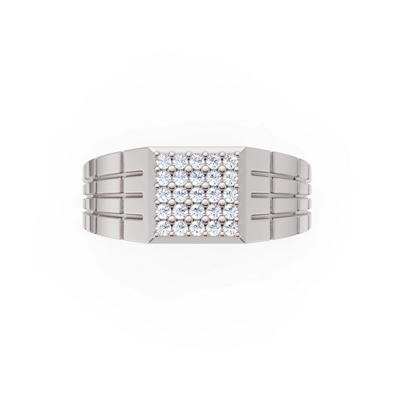 Geometric Textured Bands Rings - White Gold (GR4080AN-V.2-W2.webp)