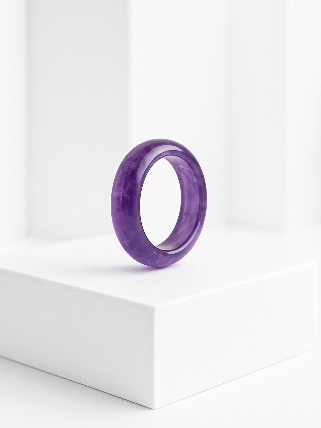 Amethyst Natural Stone Ring