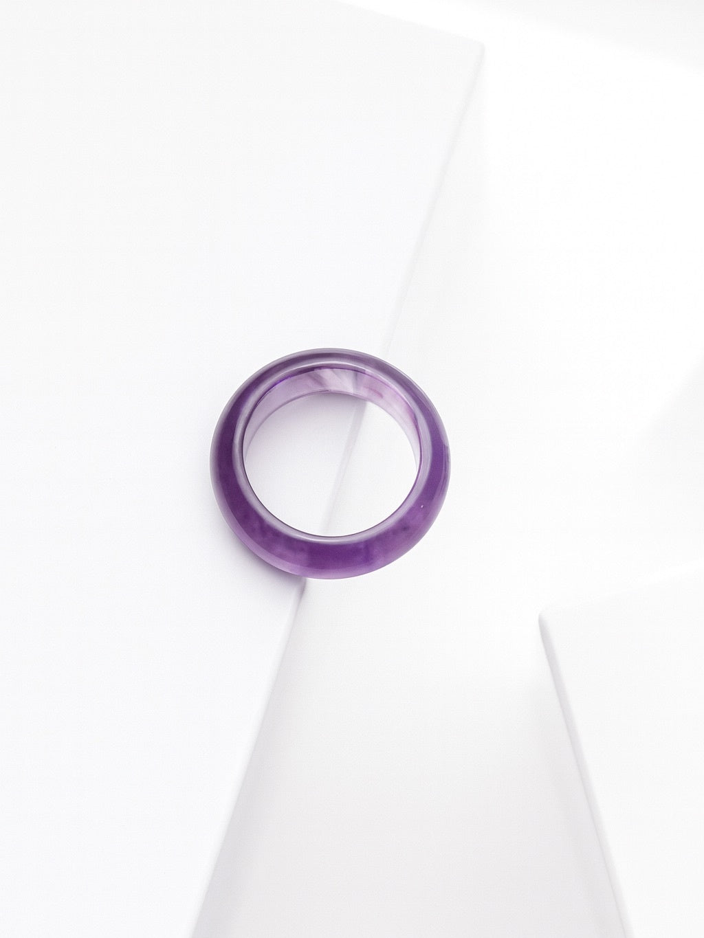 Amethyst Natural Stone Ring