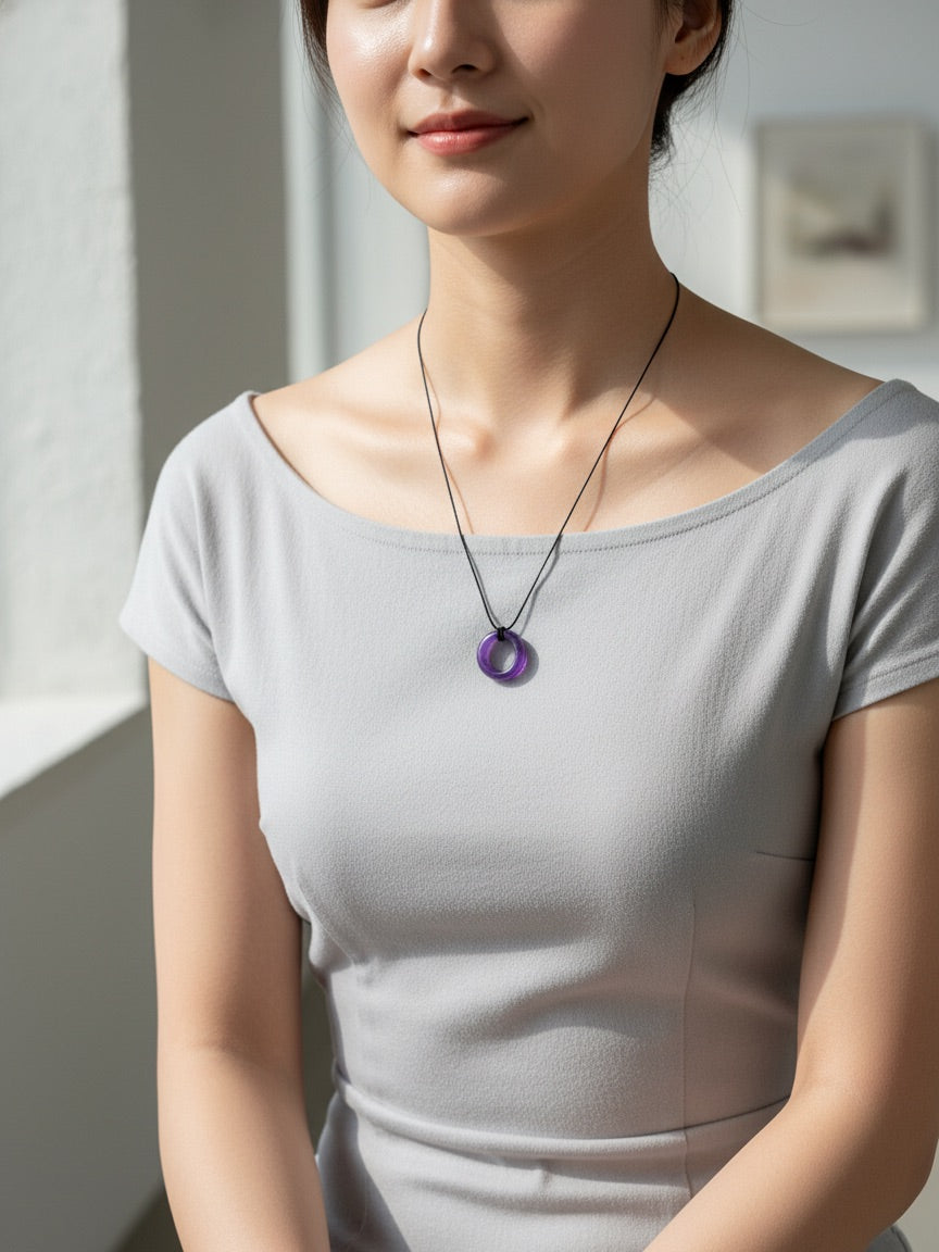 Amethyst Natural Stone Ring