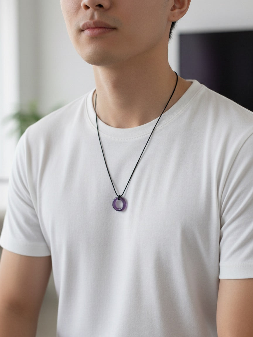 Amethyst Natural Stone Ring