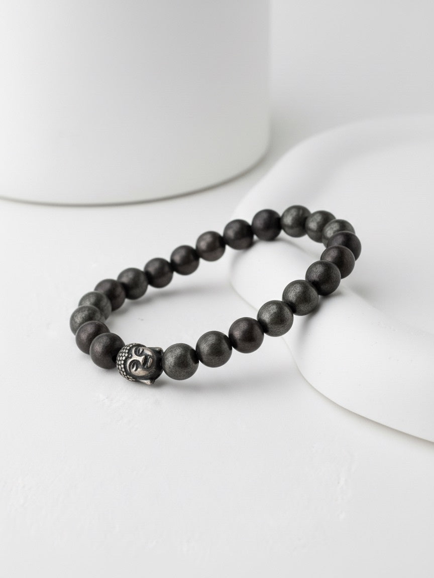 Black Obsidian Natural Stone Bracelet