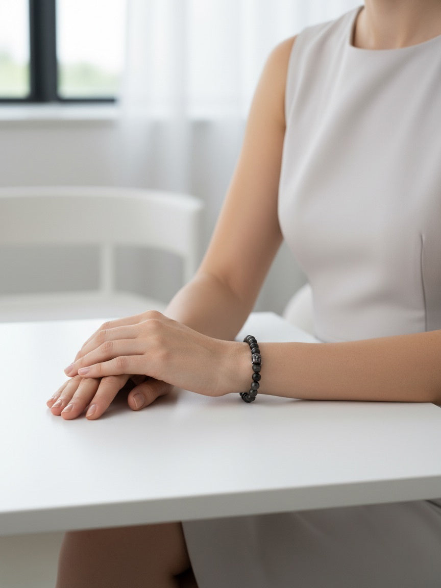 Black Obsidian Natural Stone Bracelet