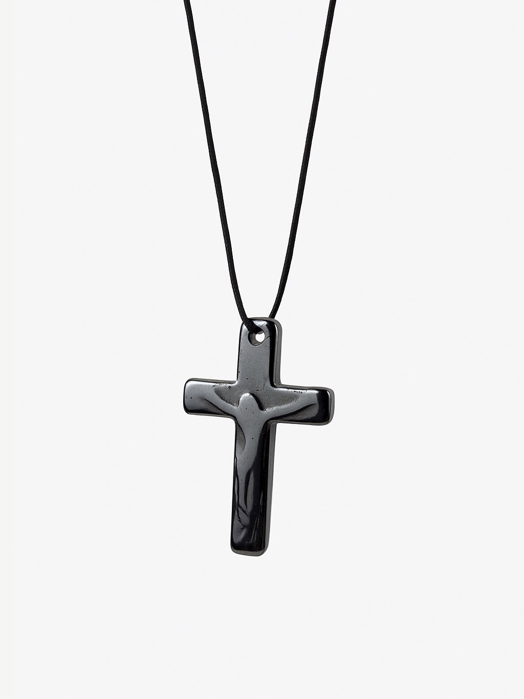 Hematite Cross Pendant