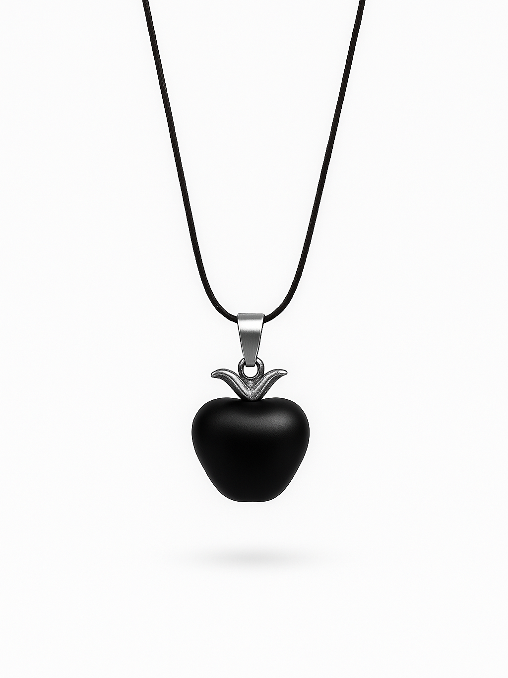 Black Onyx Apple Pendant