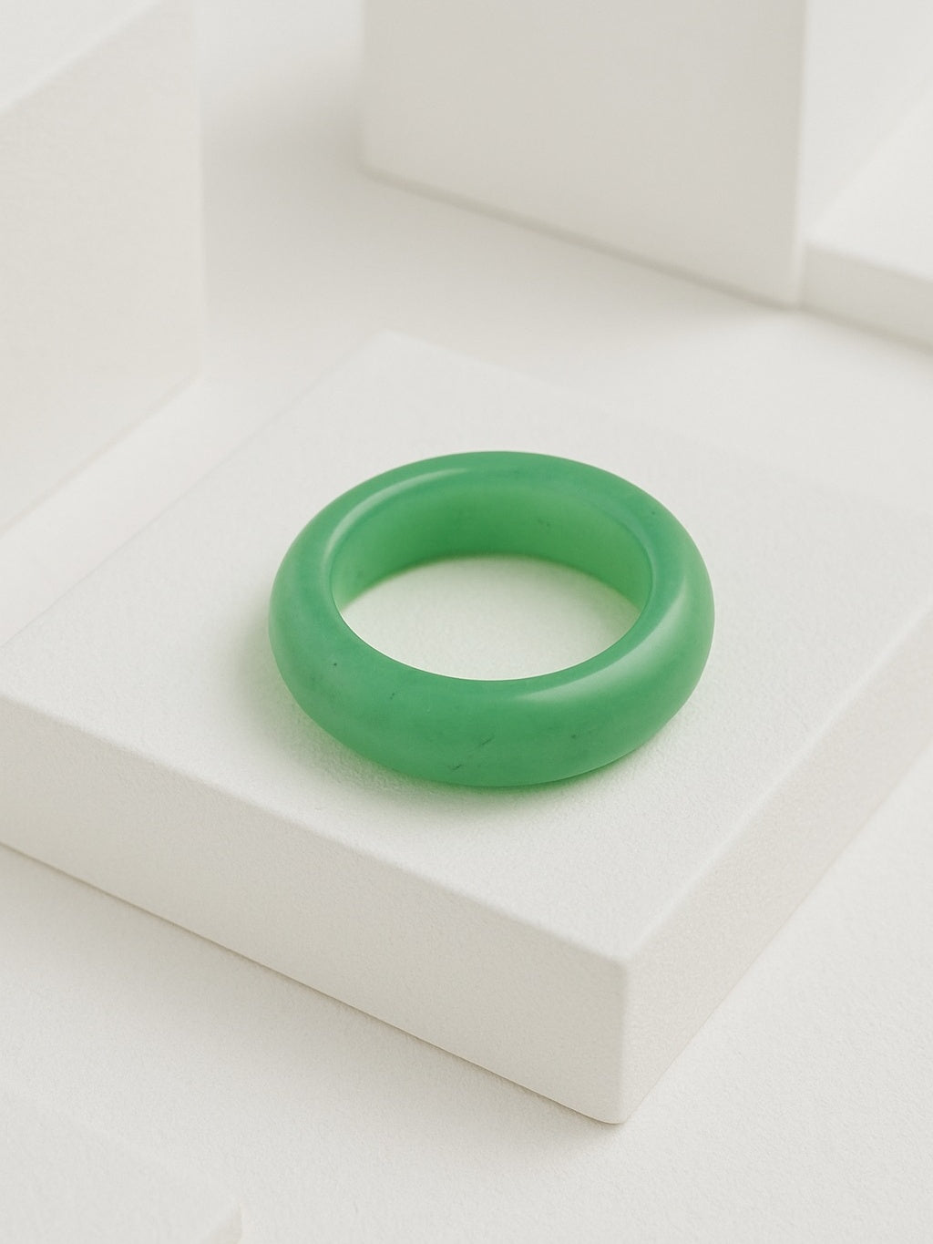 Green Aventurine Natural Stone Ring