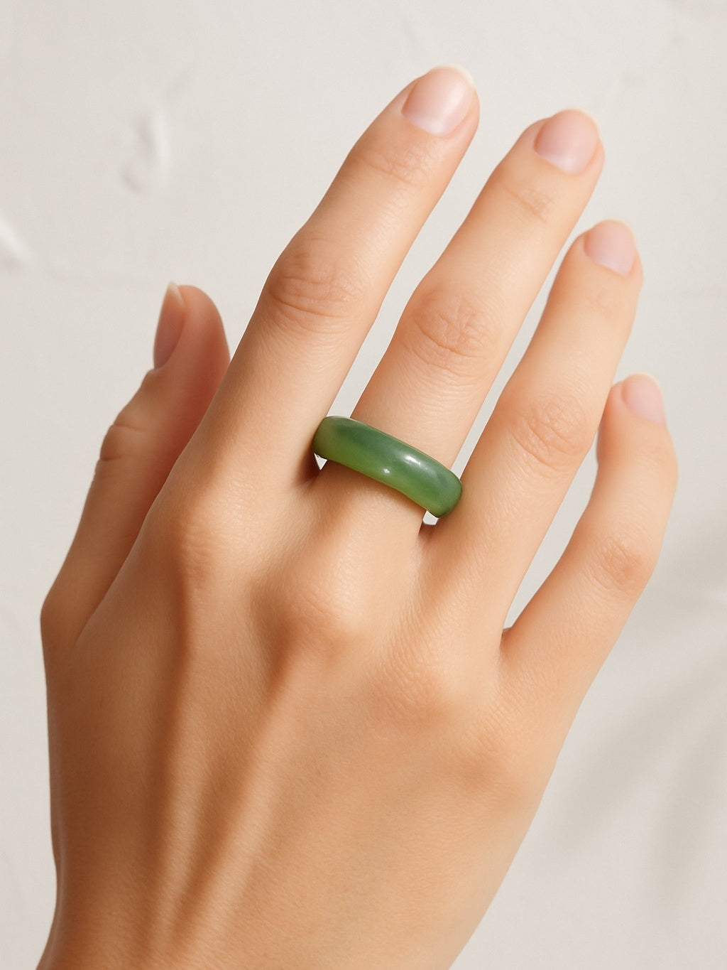 Green Aventurine Natural Stone Ring