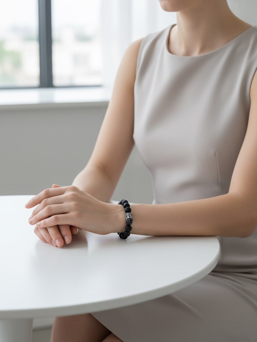 Natural Lava Stone Bracelet