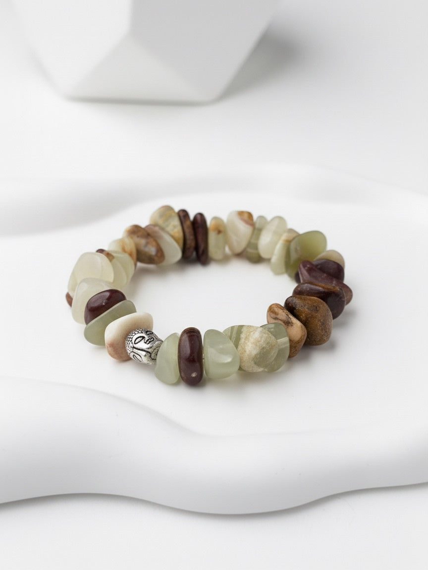 Mixed Chips Natural Stones Bracelet