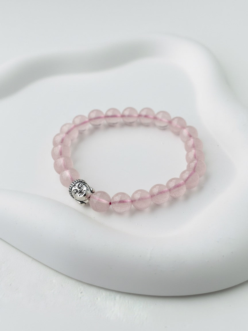 Rose Quartz Natural Stone Bracelet