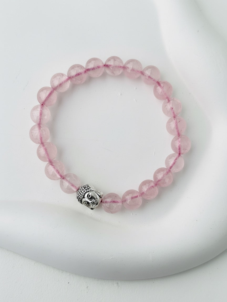 Rose Quartz Natural Stone Bracelet