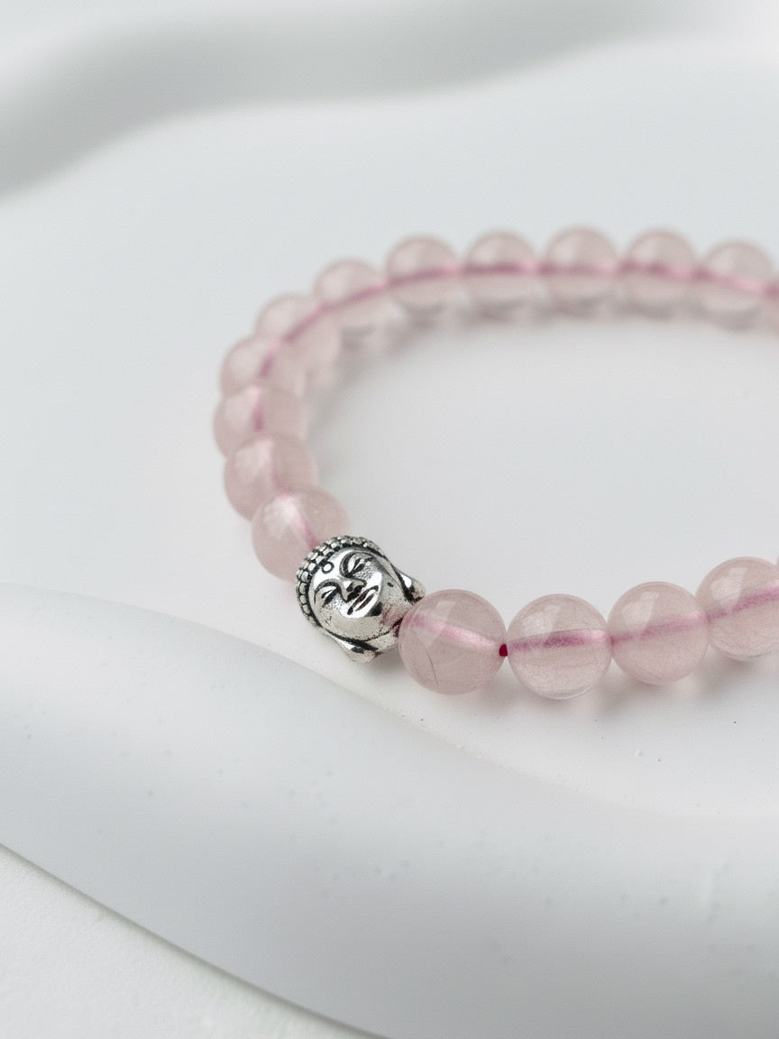 Rose Quartz Natural Stone Bracelet